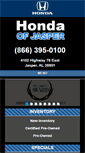 Mobile Screenshot of hondaofjasper.com